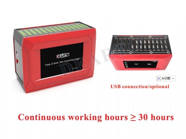 DTZ-300BX1609G Multi-Channel Temperature and Humidity Data Acquisition Logger